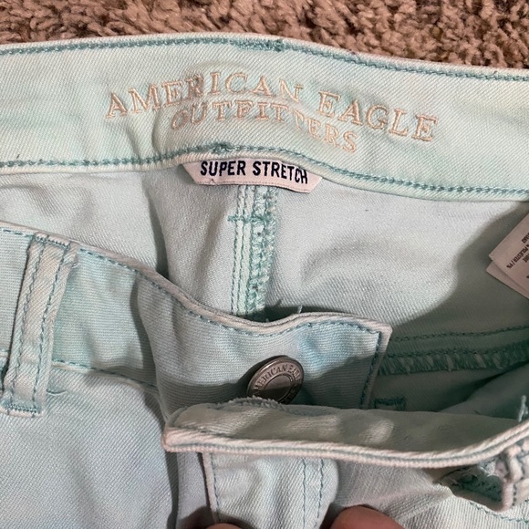 Blue, American Eagle pants SIZE 14 - Picture 2 of 6